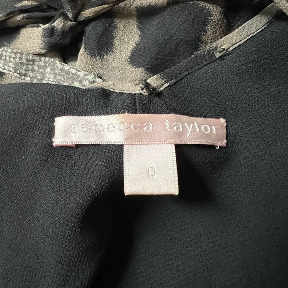 REBECCA TAYLOR Silk Animal Print Cami Top - Picture 7 of 9